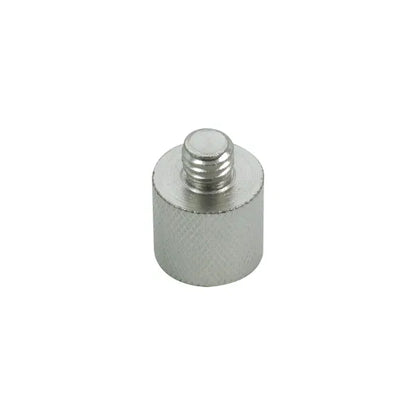 5/8" Female to 3/8" Male Microphone Thread Adaptor, Knurled