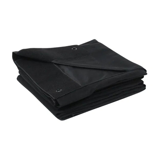 1 x 4m Black Serge Drape