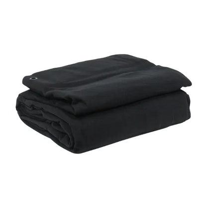 8 x 6m Black Serge Drape