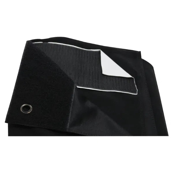 8 x 6m Black Serge Drape