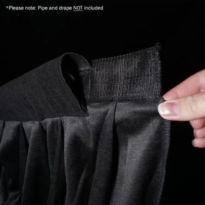 3 x 2.5m Black Molton Drape