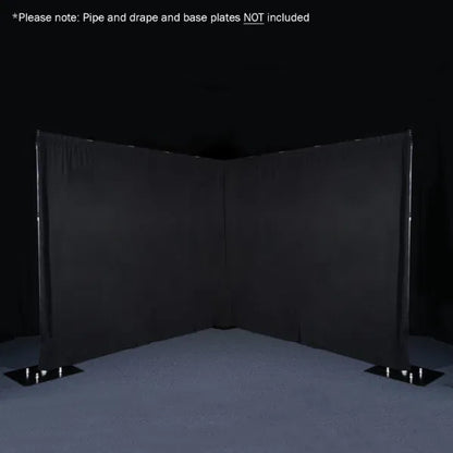 3 x 3m Black Molton Drape