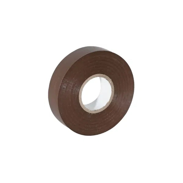 Economy PVC Insulation Tape 19mm x 33m - Brown