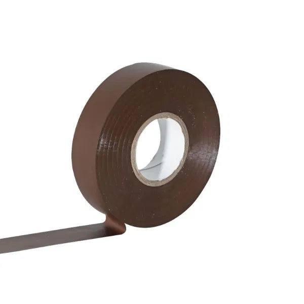 Economy PVC Insulation Tape 19mm x 33m - Brown