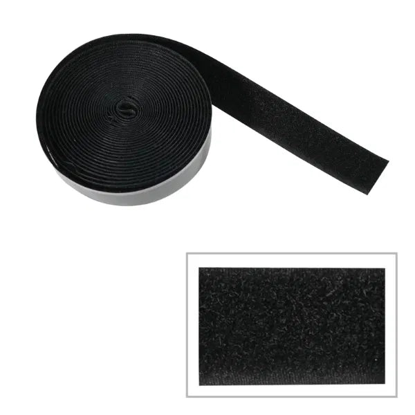 5m Loop Tape, 20mm Black