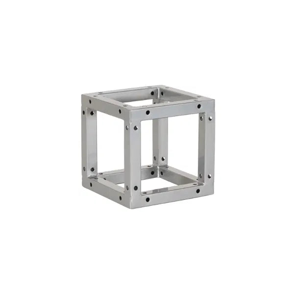 Quad Steel DecoTruss Box Corner, Silver
