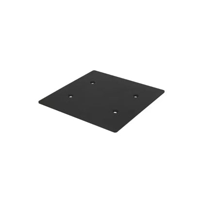 Quad Steel DecoTruss 300mm Base Plate, Black