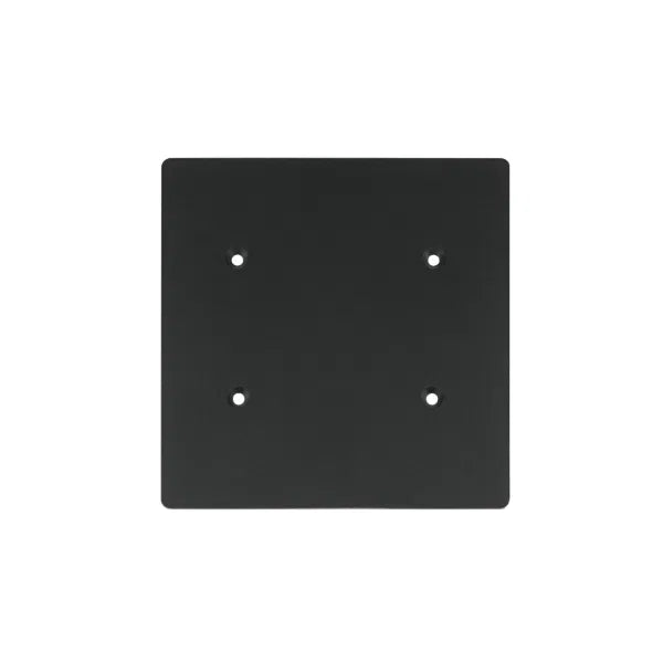 Quad Steel DecoTruss 300mm Base Plate, Black