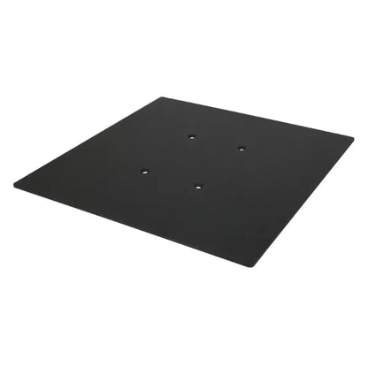 Quad Steel DecoTruss 500mm Base Plate, Black