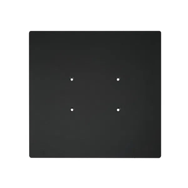 Quad Steel DecoTruss 500mm Base Plate, Black