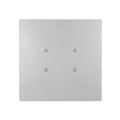 Quad Steel DecoTruss 500mm Base Plate, Silver