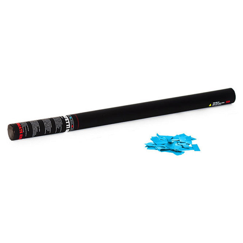 Handheld Confetti Cannon 80cm - Light Blue