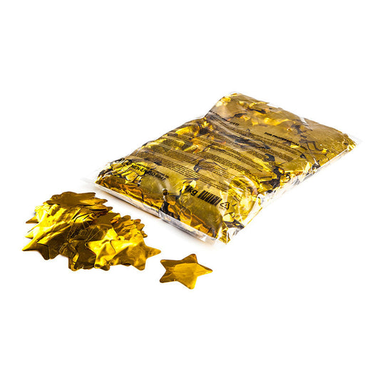 Metallic Confetti Stars 55mm - Gold
