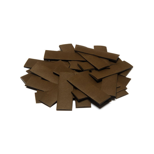Slowfall Confetti Rectangles 55x17mm - Brown