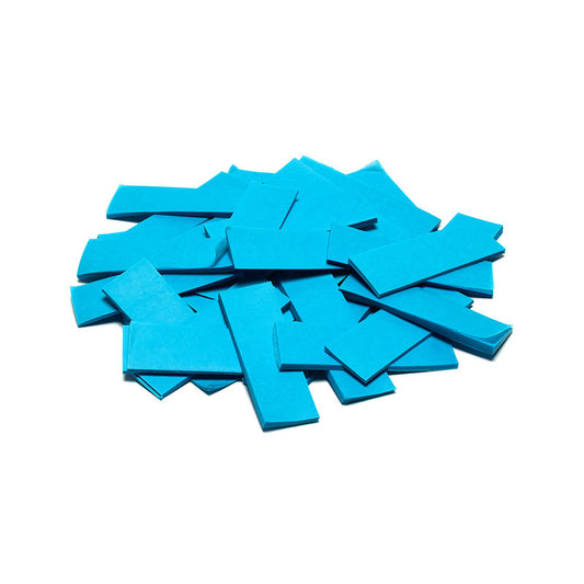 Slowfall Confetti Rectangles 55x17mm - Light Blue