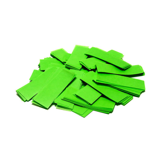 Slowfall Confetti Rectangles 55x17mm - Light Green