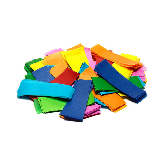 Slowfall Confetti Rectangles 55x17mm - Multicolor