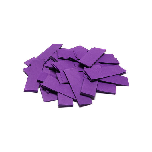 Slowfall Confetti Rectangles 55x17mm - Purple