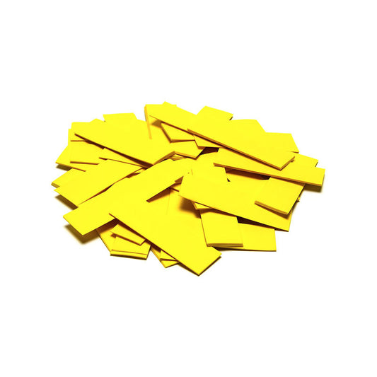 Slowfall Confetti Rectangles 55x17mm - Yellow
