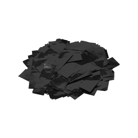 Metallic Confetti Rectangles 55x17mm - Black