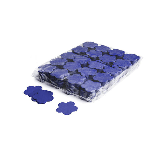 Slowfall Confetti Flowers 55mm - Dark Blue