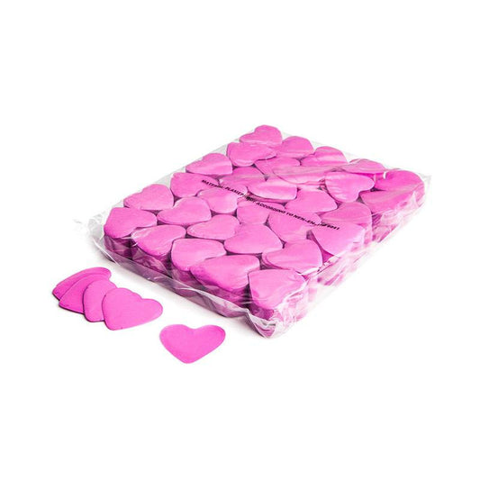 Slowfall Confetti Hearts 55mm - Pink