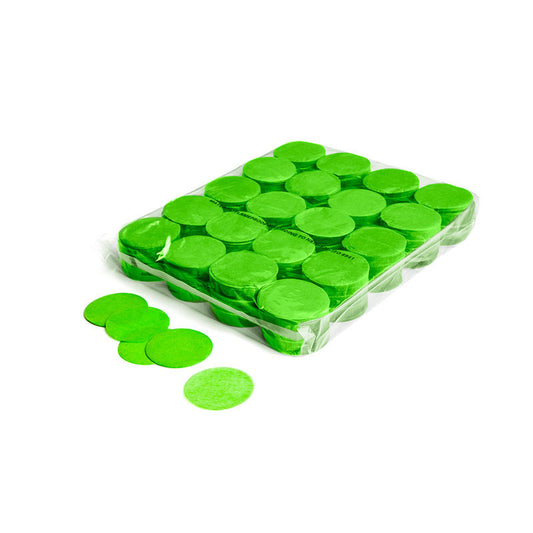 Slowfall Confetti Round � 55mm - Light Green
