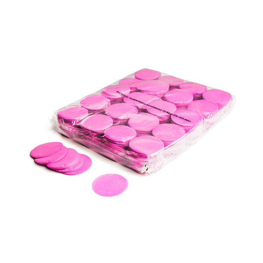 Slowfall Confetti Round 55mm - Pink