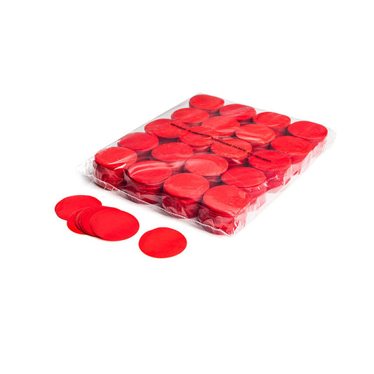Slowfall Confetti Round 55mm - Red