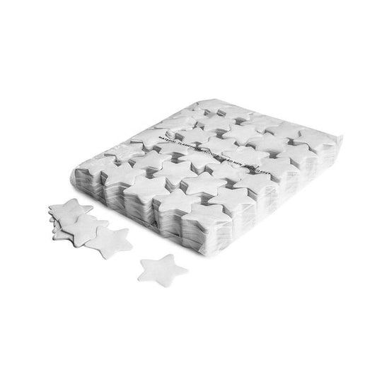 Slowfall Confetti Stars 55mm - White